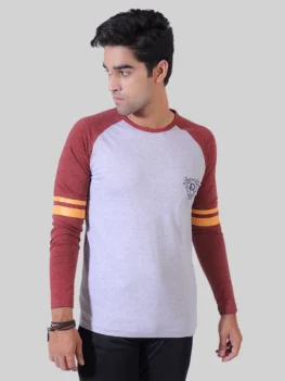 RMS Logo Maroon/Gray Surtout Graphic Tee