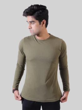Olive Plain Surtout Tee