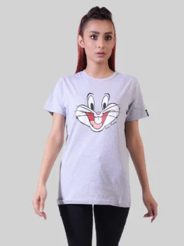 Bugsy Unisex Grey-Graphic Tee