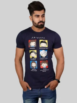 Friends Graphic Tee - Blue