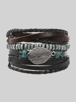Multilayer Leather Punk Wrap Bracelets - RMS004